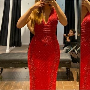 Red Long Dress